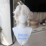 [Styled] Wuthering Waves LINGYANG Cosplay Wig Unisex 90cm Long Hair Warm Silver White Wig Cosplay Anime Cosplay Wigs