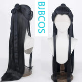 [Styled Wig]Hanfu ancient style wig, male cosplay, beautiful woman, pointed young master, Lace Front Wig, long straight hair