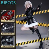Kuchiba Game Honkai: Star Rail Cosplay Costume Kuchiba Halloween Carnival Women's Sexy Black Leather Dress Coat Prop Set
