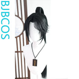 [Styled Wig]Ancient style versatile youth Lang Mo Ran Xiao Ce An high ponytail patch COS wig cover