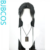 [Styled Wig]Vintage Hanfu Men's Clear and Cold Sensation Versatile COS Front Lace Three Pointed Wig Set