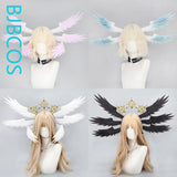 Sunday Robin Cosplay Costume Game Honkai Star Rail HSR Prop Women Colorful Headwear Wings Prop Halloween Carnival Role Play