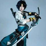 【In Stock】Asaba Harumasa Cosplay Costume Game Zenless Zone Zero ZZZ White And Black Full Set Costumes Anime Halloween Party S-L