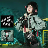 Zenless Zone Zero Air Six Science Moon City Willow Uniform Co Clothing Split Halloween Uniform Carnival Party Play Role Clothes