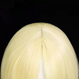 [Styled Wig]Pure Vanilla Cookie‌ Cosplay Wig Game Cookie Run Kingdomm Women Light Yellow Short Hair Roleplay Halloween Party