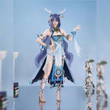 Lauma Game Cosplay Costume Genshin Impact Uniform Shoes Headwear Earrings Frostmoon Scions Halloween Party Outfit Women Girls