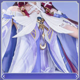 Genshin Impac Columbina Hyposelenia Cosplay Game: Fool's Crowd Kuttar C Halloween Uniform Carnival Party Play Role Clothes