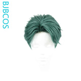 [Styled Wig]Daily COS versatile short hair set in dark green with a Japanese and Korean youthful vibe, slightly curled