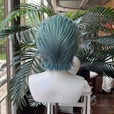 [Styled Wig] Lohen Cosplay Wig Genshin Impact  Men Short 35cm Green Hair Knights of Favonius Cosplay Halloween Wig