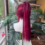 [Styled Wig]‌Ensemble Stars ES MELLOW DEAR US Cosplay Wine Red Wigs For Women Anime Cos Heat Resistant Synthetic Hair Halloween