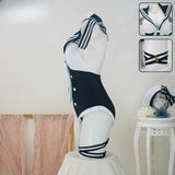 Kitagawa Marin‌ Anime My Dress Up Darling Cosplay Costumes Hat Wristband Navy Style Swimsuit Maid Outfit Halloween Clothes