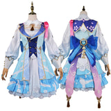 Kamisato Ayaka New Game Skin Cosplay Costume Genshin Impact New Outfits Springbloom Dress Hat Euro Size Halloween Dress