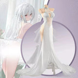 HMS Sirius Cosplay Costume Game Azur Lane White Sexy Dress Bridal Outfit‌ Wedding Gown Halloween Carnival Role Play Set S-L