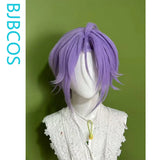 [Styled Wig]Julius Juukulius Cosplay Wig Anime Re:Zero Women Man Short Purple 35CM Hair For Halloween Comicon Party Adult Wig