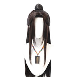 [Styled Wig]Heaven Official's Blessing COS Anime Version Stylist Female Portrait Lace Front Wig Brown Style Wig Set