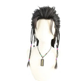 [Styled Wig]Front lace three-pointed ancient Hanfu exotic cosplay wig NPC universal youth hairpiece