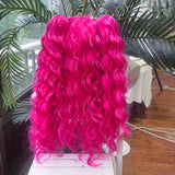 [Styled Wig]Pony Pinkie Pie Cosplay Wig PP Children'S Games Anime Party Cute Lovely Pink Wavy Curls Exquisite And Cute Gifts