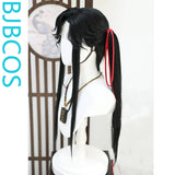[Styled Wig]Heaven Official's Blessing Ancient costume youth flower city cosplay side split Lace Front Wig beauty pointed