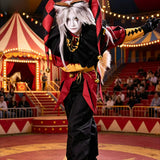 【In Stock】Pierrot Cosplay Costume Game The Freak Circus Women Men Red Yellow Full Set Costumes Halloween Carnival Horror Clown
