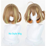 [Styled Wig]Anis Cosplay Wig Game GODDESS OF VICTORY: NIKKE Women 33CM Mixed Yellow Brown Hair Superstar T.T. STAR Role Play