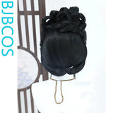 [Styled Wig]WHERE WINDS MEET Han Auntie's COS Hairy Girl Style Wig Set with Lace Front Wig