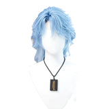 [Styled Wig]Small lace Song Juhan blue daily texture wolf tail COS styling wig set