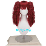 [Styled Wig]‌Poppyy Wig Game Cosplay Women Red Curly Hair Poppyy Halloween Carnival Cosplay Free Wig Cap