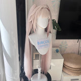 [Styled] Sparxie Cosplay Wig Honkai Star Rail Light Pink Long Hair Masked Fools Game Role Play Props Halloween Party Women Girls