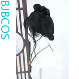 [Styled Wig]WHERE WINDS MEET Han Auntie's COS Hairy Girl Style Wig Set with Lace Front Wig