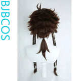 [Styled Wig]Ashes of the Kingdom‌ Sun Ce cosplay wig cover patch wig side split design