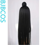 [Styled Wig]Patriarch of Magic Dao Wei Wuxian Blue Forgetting Machine Lace Front Wig bangs piece COS wig