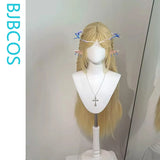 [Styled Wig]Cartethyia Cosplay Wig Game Wuthering Waves Women Light Yellow Hair 90CM Halloween Heat Resistant Synthetic Wigs