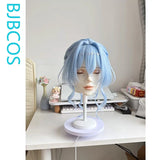 [Styled Wig]The Shorekeeper Cosplay Wig Women 40CM Short Light Blue Hair Anime Costume Theme Party Heat Resistant Synthetic Wig