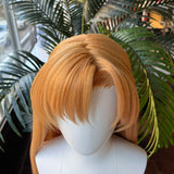 [Styled Wig]Asuna Cosplay Wig Anime Women 85CM Orange Long Hair For Party Role Play Halloween Heat Resistant Synthetic Wigs