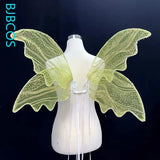 Butterfly Dragonfly Elf Cosplay Wings Anime Game Colorful Foldable Angel Lolita Wings Cosplay Halloween Carnival Party Prop