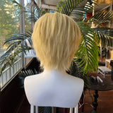 [Styled Wig]Alois Trancy Cosplay Wig Anime Men Light Yellow Short Hair Heat Resistant Synthetic For Comic Con Coser Halloween