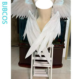 Versatile Six White Wings Cosplay Costume Women Men Pearl Cotton Six Wings Cosplay For Halloween Carnival Fancy Party Prop