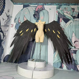 Mysterious Alterego Cosplay Costume Women Man Versatile Black Gold Wings Cosplay For Halloween Carnival Fancy Party Decoration