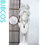 [Styled Wig]Antique style female creative silver white ancient costume goddess Lace Front Wig COS style wig set