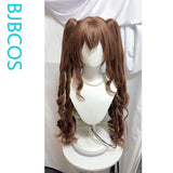[Styled Wig]‌‌Gilberta Cosplay Wig Game Arknights:Endfield Brown Long Curly Hair 75CM Twin Tails Heat Resistant Cosplayer