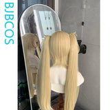 [Styled Wig]Claret Flint Cosplay Wig Game Zenless Zone Zero ZZZ Women With Double Ponytails Golden Red Hair For Halloween Party