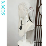 [Styled Wig]Where Winds Meet Cosplay Full Lace Wig Women Man Long White Ancient Hair Halloween Party Synthetic Cosplay Wig