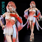Wuthering Waves Changli Cosplay Costume Swimsuit Game Wuthering Waves Women Costume Changli Cosplay Metal Accessories