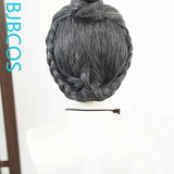 [Styled Wig]Lace Wig Vintage Old Man Film and Television Flower White Full body Styling COS Styling Wig Set