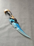 Anime Genshin Impact Lohen Cosplay Halloween Prop Cartoon Coutel Snickersnee Cutlass Weaponry Props Gift