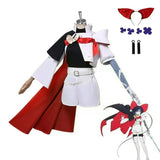 【In Stock】Sapphire Cosplay Costume Anime The Ribbon Hero Women White And Black Uniform full Set Sapphire Princess Clothes