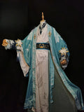 The Moonlit Oath Cos Yuze Ancient Style Hanfu Halloween Uniform Carnival Party Play Role Clothes