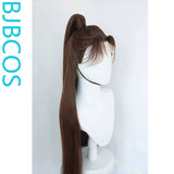 [Styled Wig]Ashes of the Kingdom‌ Yuan Shu brown Lace Front Wig COS ancient style creative wig set