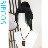 [Styled Wig]Xiao Yan's cosplay wig with high ponytail and antique style, versatile black Lace Front Wig shaped wig cover
