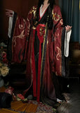 Ashes of the Kingdom‌ Coswear, ancient costume, cosplay, red and black big sleeves